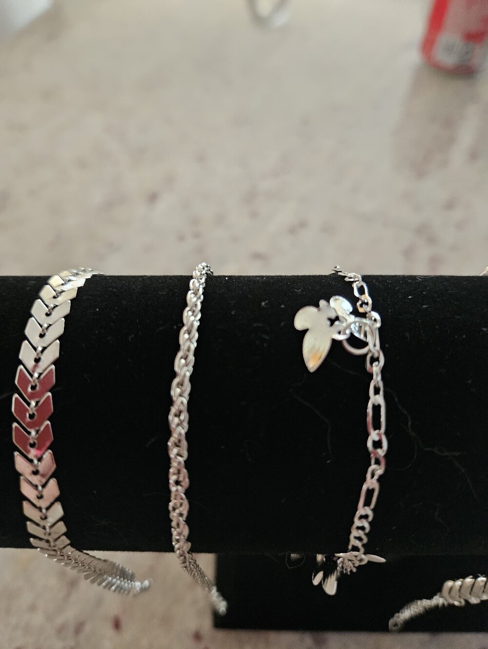 Like NEW ☆ Lot Of 7 Silver Bracelets PRETTY! - Picture 3 of 4
